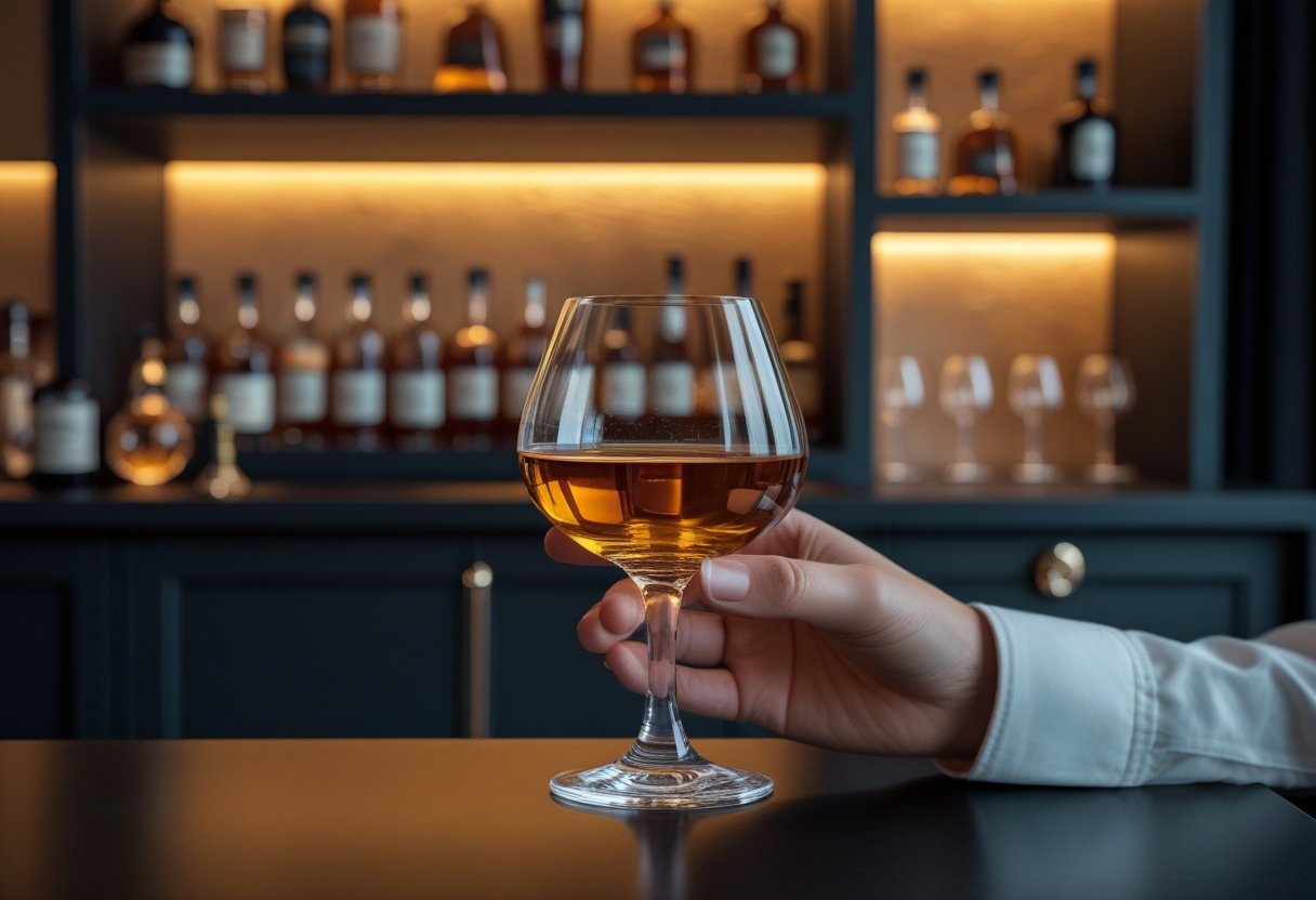 Saadan vaelger du det perfekte cognacglas og belysning til din hjemmebar